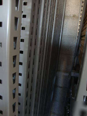 Lyon warehouse shelving 316' total feet 8' x 4' x 4' 