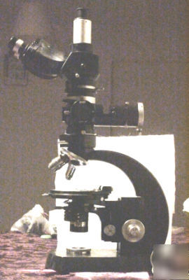 Rare zeiss standard wl trinoc pol microscope 