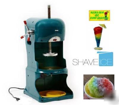 Commercial grade electric hawaiin ice shaver machine