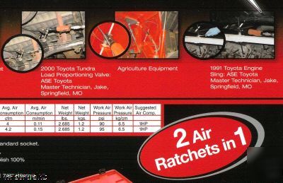 Air tool ratchet power socket wrench cyclone system