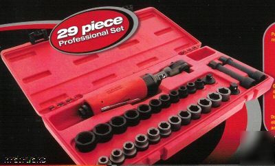 Air tool ratchet power socket wrench cyclone system