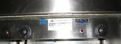 Custom 2 well steam table (electric) by atlas metal