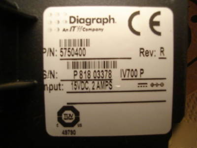 Diagraph iv 700 large character ink jet printer 5750400