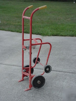 Drum dolly cart kart truck & cradle too wesco 4-wheel 