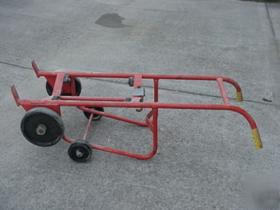 Drum dolly cart kart truck & cradle too wesco 4-wheel 