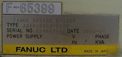 Fanuc r 2000 ia r-2000 ia robot w/ rj 3 ib control RJ3