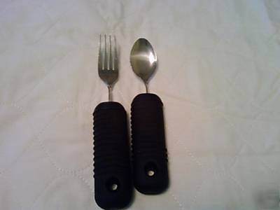 Fork n spoon for those w/problem hands (used but clean)