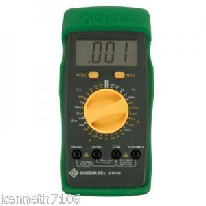 Greenlee digital multimeter dm-60 leads probes nip freq