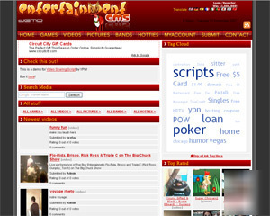 Media sharing website - 1 yr hosting & free domain 