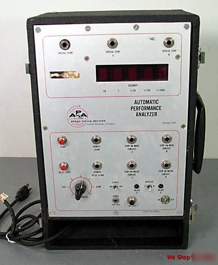 Dekan 741 automatic performance analyzer