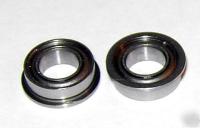 (10) SMF95-zz stainless flanged MR95 bearings, 5X9 mm