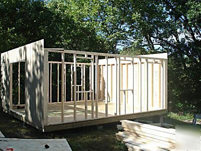 16X20 storage building, shed, barn, cabin installed