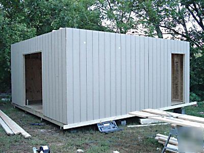 16X20 storage building, shed, barn, cabin installed