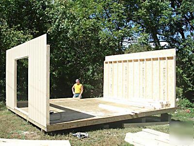 16X20 storage building, shed, barn, cabin installed