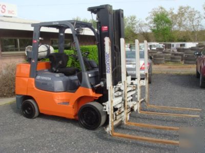 2004 toyota 8000LB forklift cascade single/double nice 