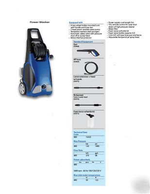 New 1900 psi electric pressure washer 120V brand 