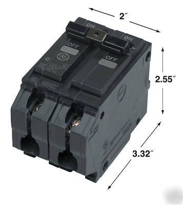 New ge 15 amp 2P circuit breaker vpk THQL2115 