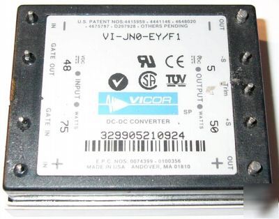 Vicor vi -JN0-ey dc-dc converter - 5V dc - 50W