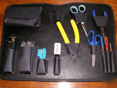 Fiber optic toolbox & test kit with curing oven