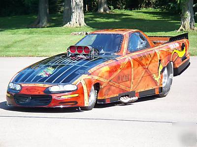 Funny car drag racing sponsorship business partner nhra