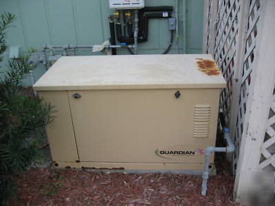 Good used guardian plus standby generator by generac