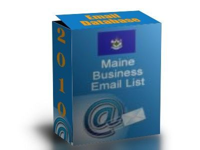 2010 maine business list with email address 30,000 me