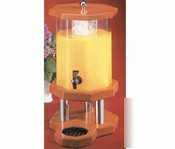 Cal-mil wood base octagon beverage dispenser |972-2-53