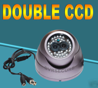 Double sony ccd 420/480TVL vandal proof d/n dome camera