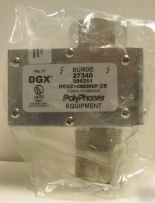 New polyphaser dgxz+06DMDF-cs surge arrestor ++ ++