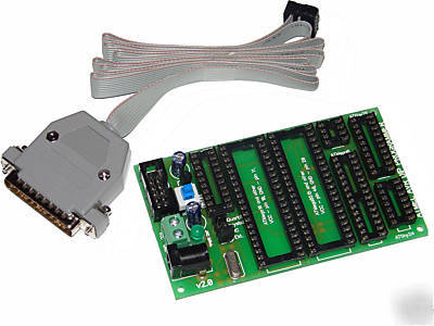 Simple atmel avr isp programmer + avr dip board module