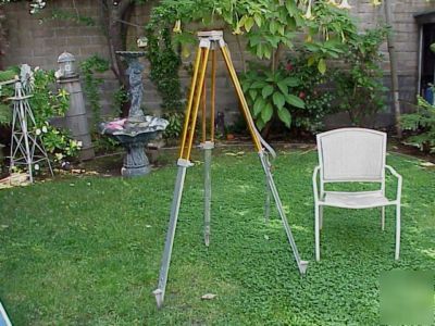  -- good lietz transit surveying surveyor's tripod 