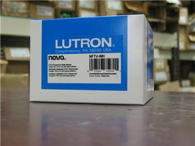 Lutron nova nftv-wh fluorescent dimmer