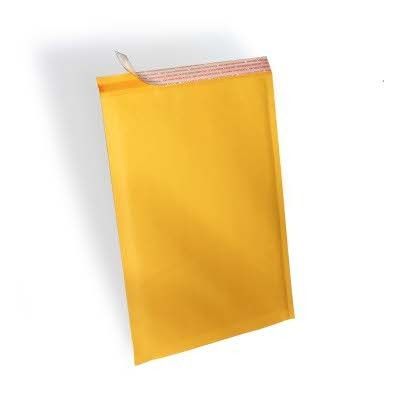 8 yellow bubble mailer envelopes 6 x 10 #0 