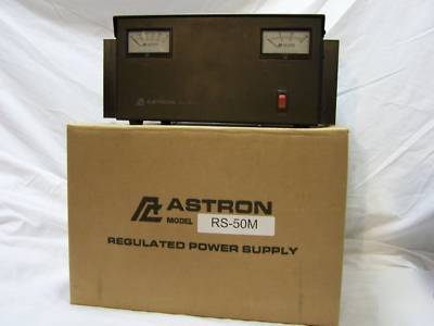 Astron rs-50M regulated power supply 13.8V amplifier 50