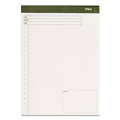 Docket gold planning pad, ruled we,4 40-sheet pads/pk