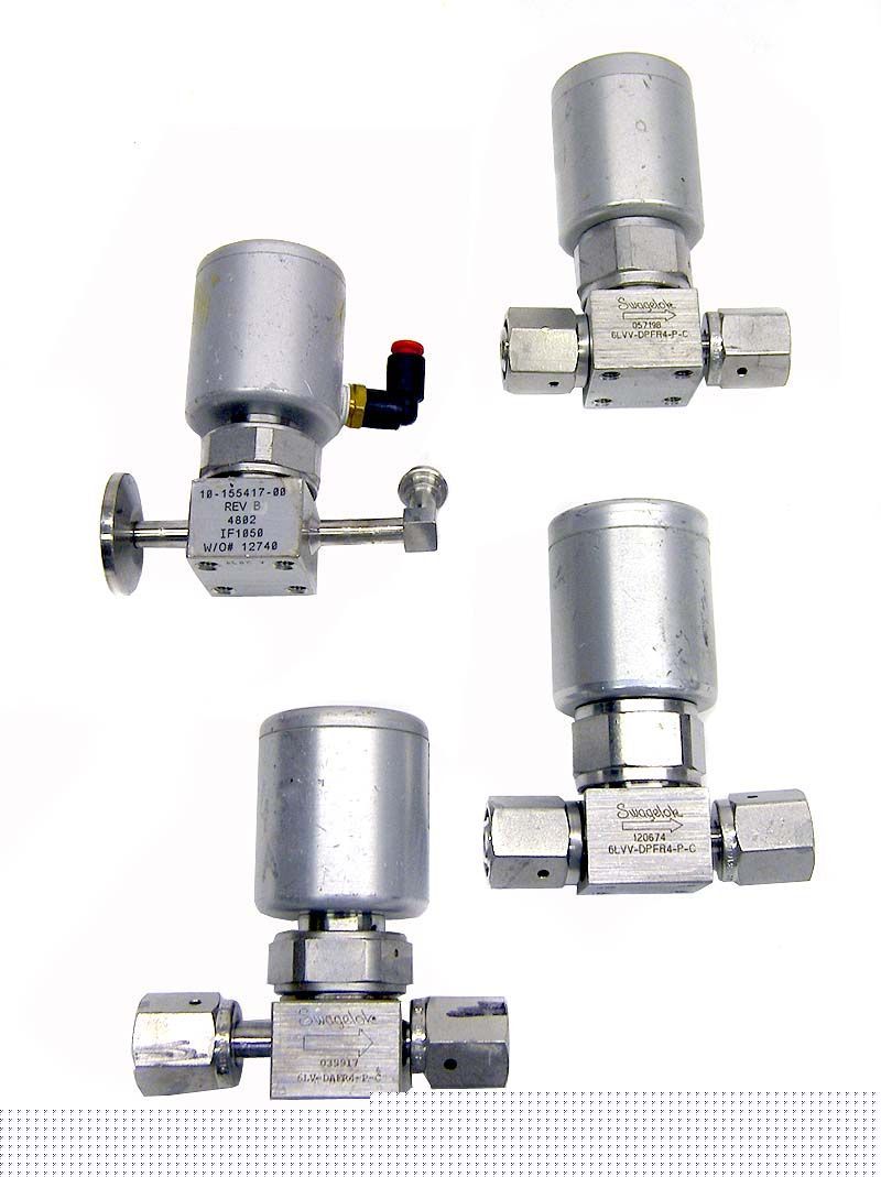 Lot 4 swagelock 6LVV/6LV air gas diaphragm sealed valve