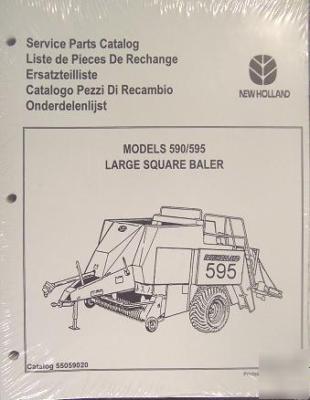 New holland 590, 595 square balers parts manual