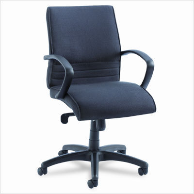 Rici ii thin executive mid-back swivel/tilt chair black