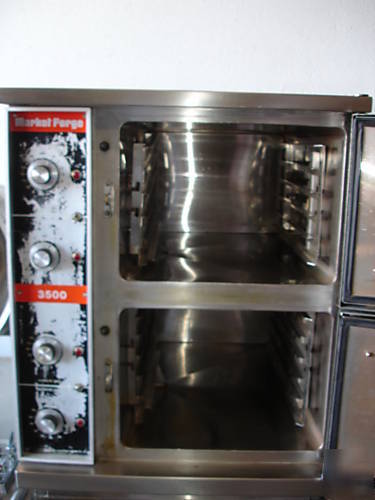 Used market forge gas steamer w/ tilt kettle mdl 3500