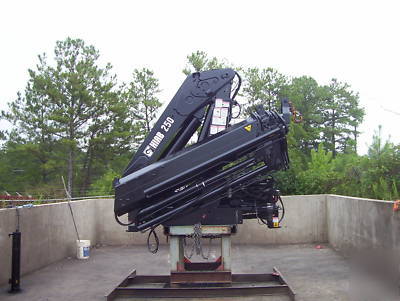 2004 hiab 250-5 knuckleboom crane 