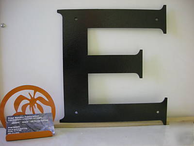 9 inch sign letters 14GA steel copperplate gothic 