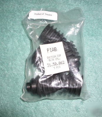 New 5 piab BL30-2 vacuum suction cups long bellows