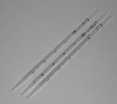 Pipets 10ML - 3 glass serological pyrex & free shipping