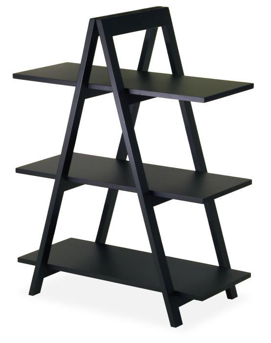 3-tier a-frame shelving table, desk, bookcase, rack