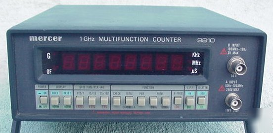 Mercer 9810 multifunction frequency counter 1 ghz