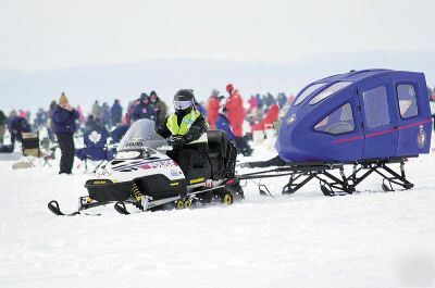 Remote rescue ambulance all terrain - snowmobile or atv