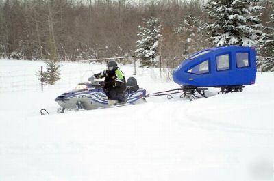 Remote rescue ambulance all terrain - snowmobile or atv