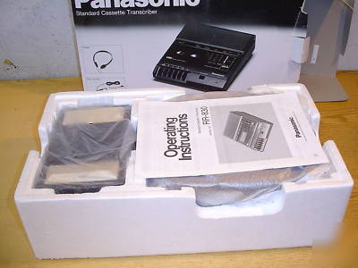Panasonic rr-830 standard cassette transcriber system