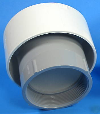 Plastic tank vent cap with screen