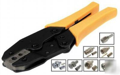 Ratchet bnc crimper/crimping/crimp tool RG59/rg-59 {y